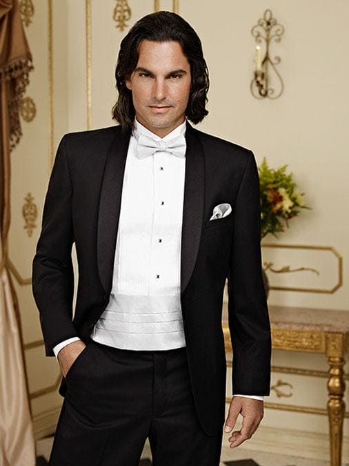 Western Suit - Trajes Para Hombres - Cowboy Formal Attire - Trajes De Novio - Shawl Lapel One Button Black Suit - Image 10