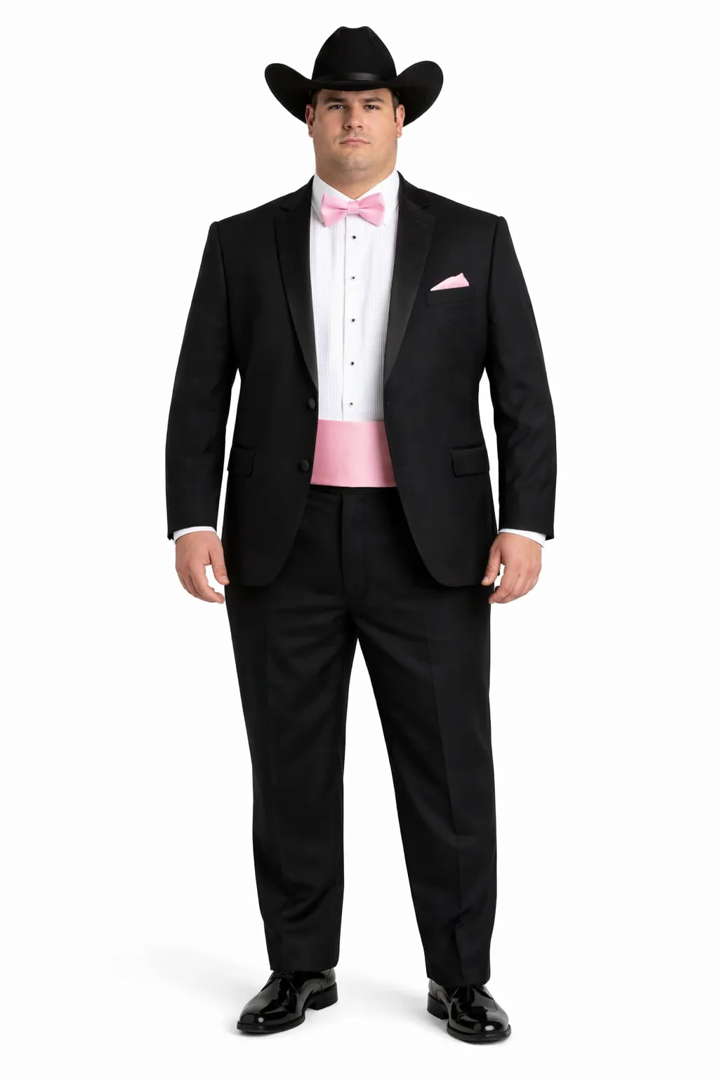 Western Suit - Trajes Para Hombres - Cowboy Formal Attire - Trajes De Novio - Shawl Lapel One Button Black Suit - Image 7