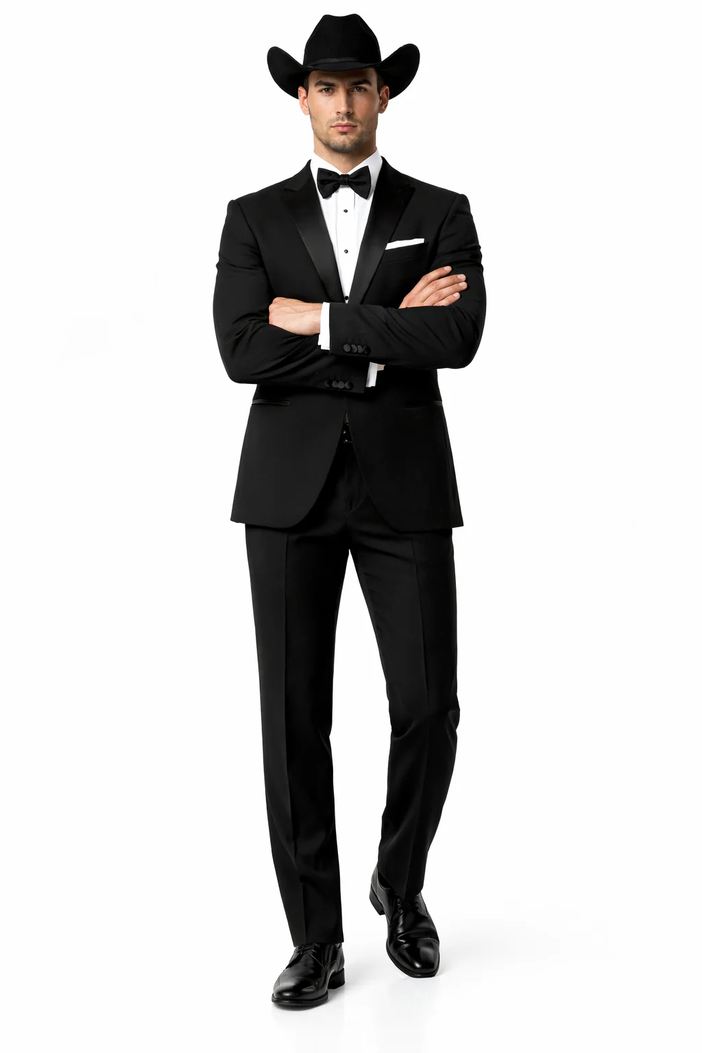 Western Suit - Trajes Para Hombres - Cowboy Formal Attire - Trajes De Novio Single Breasted Black - Image 5