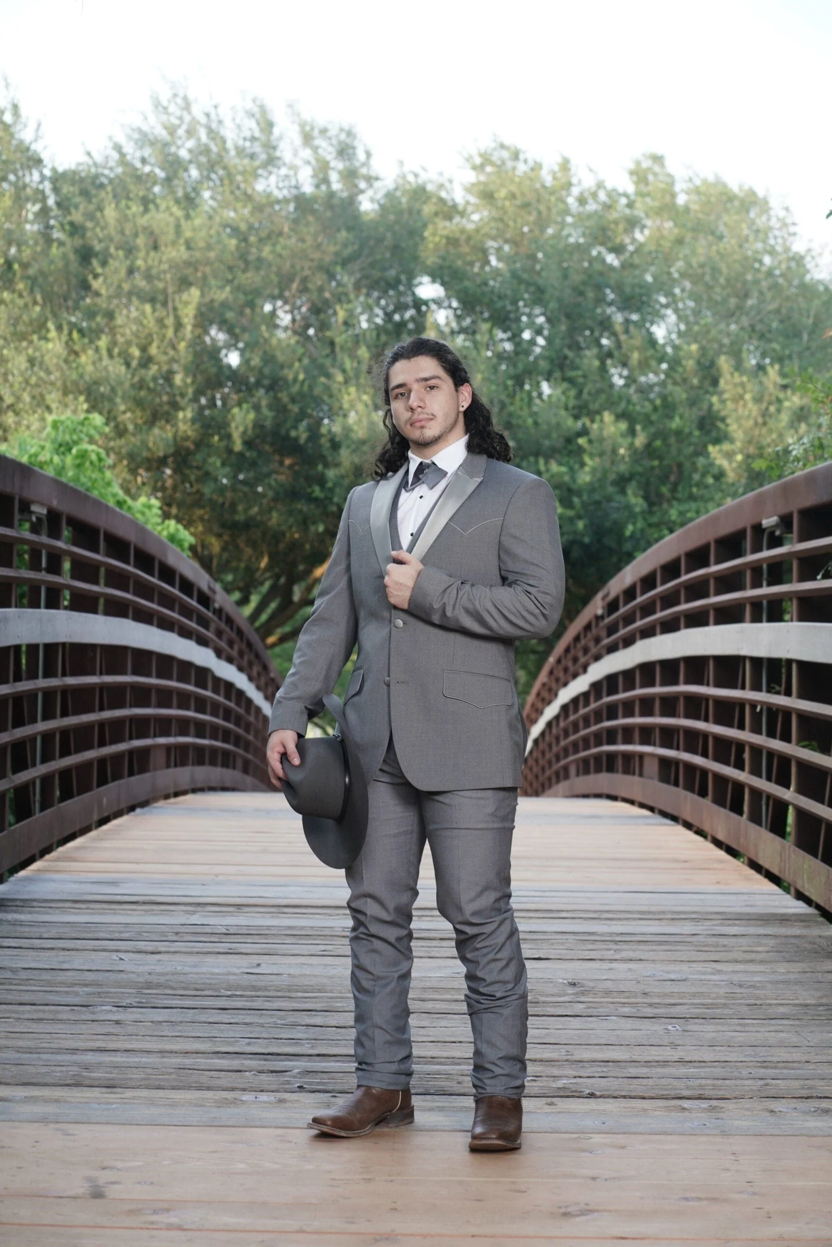 Western Suit - Trajes Para Hombres - Cowboy Formal Attire - Trajes De Novio - Western Grey - Image 10