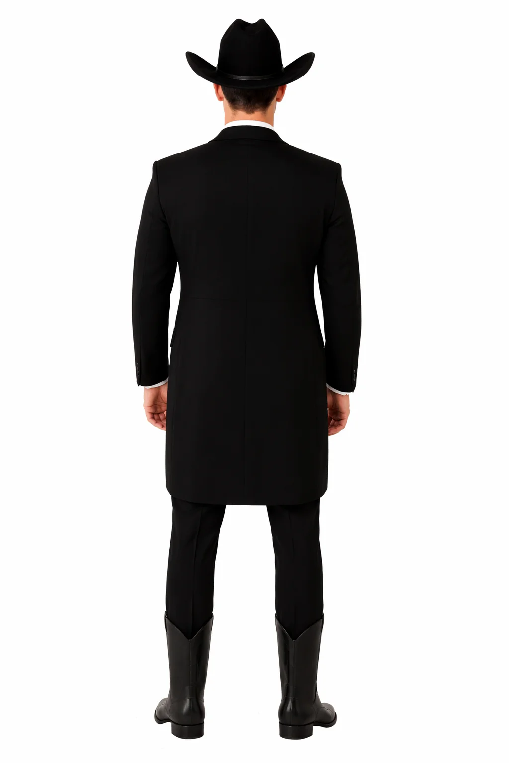 Western Suit - Trajes Para Hombres - Cowboy Formal Attires - Trajes De Novio - Black - Image 2