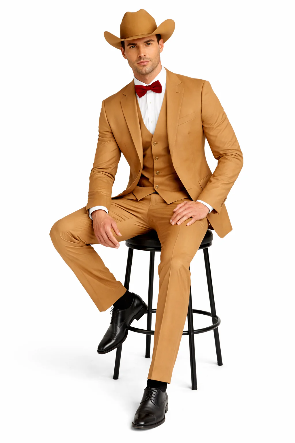 Tan Cowboy Wedding Suit for Every Occasion - Image 4