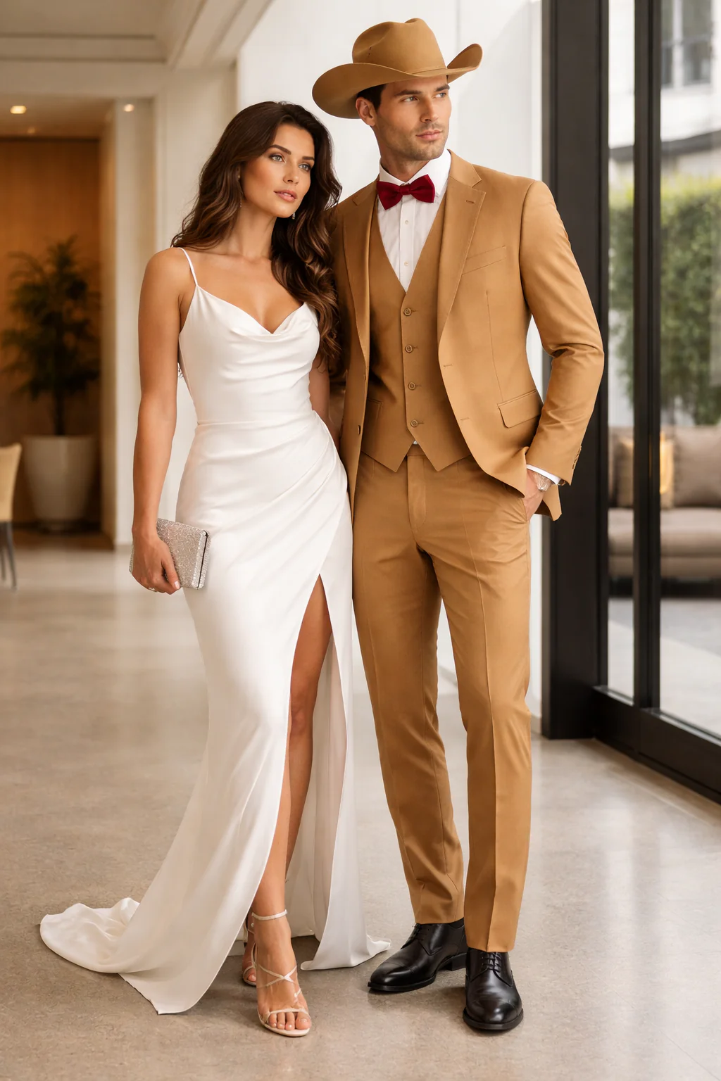 Tan Cowboy Wedding Suit for Every Occasion - Image 6
