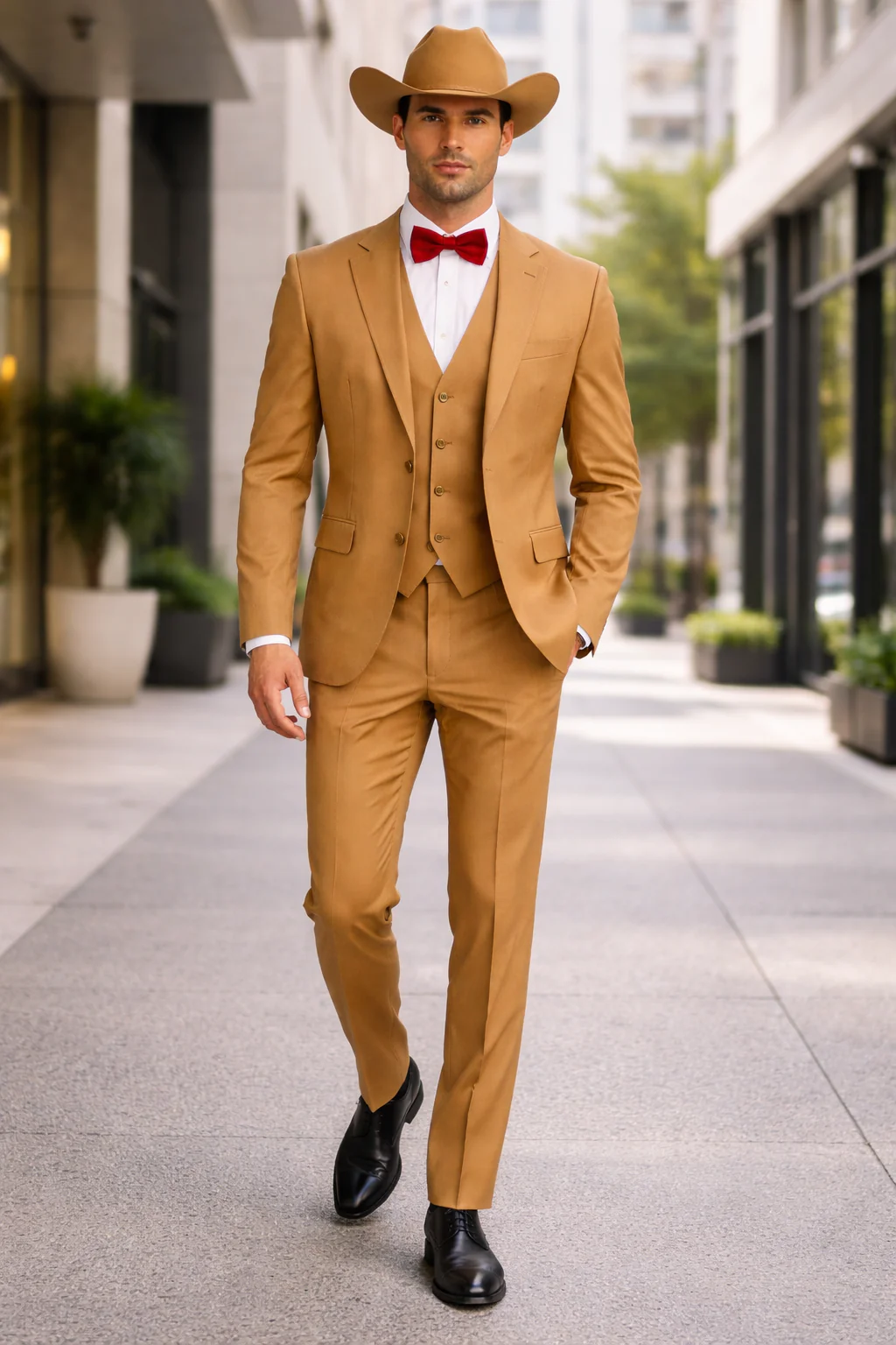 Tan Cowboy Wedding Suit for Every Occasion - Image 8