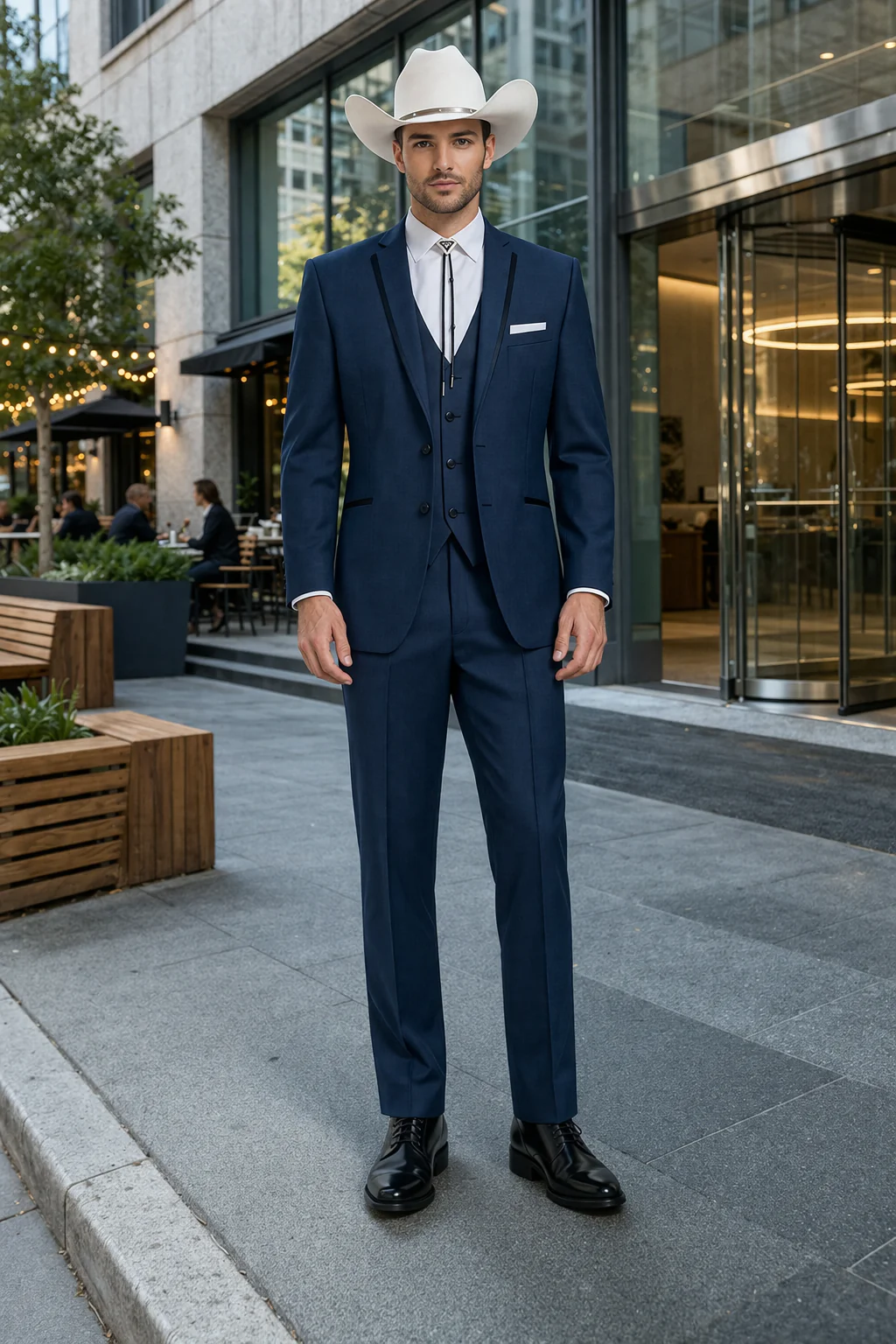 Western Suits For Wedding - Traje Para Hombre - Western Tuxedo - Cowboy tuxedo - Image 6