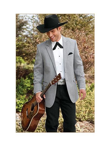 Western Suits For Wedding - Traje Para Hombre - Western Tuxedo - Cowboy Tuxedo Grey - Image 10