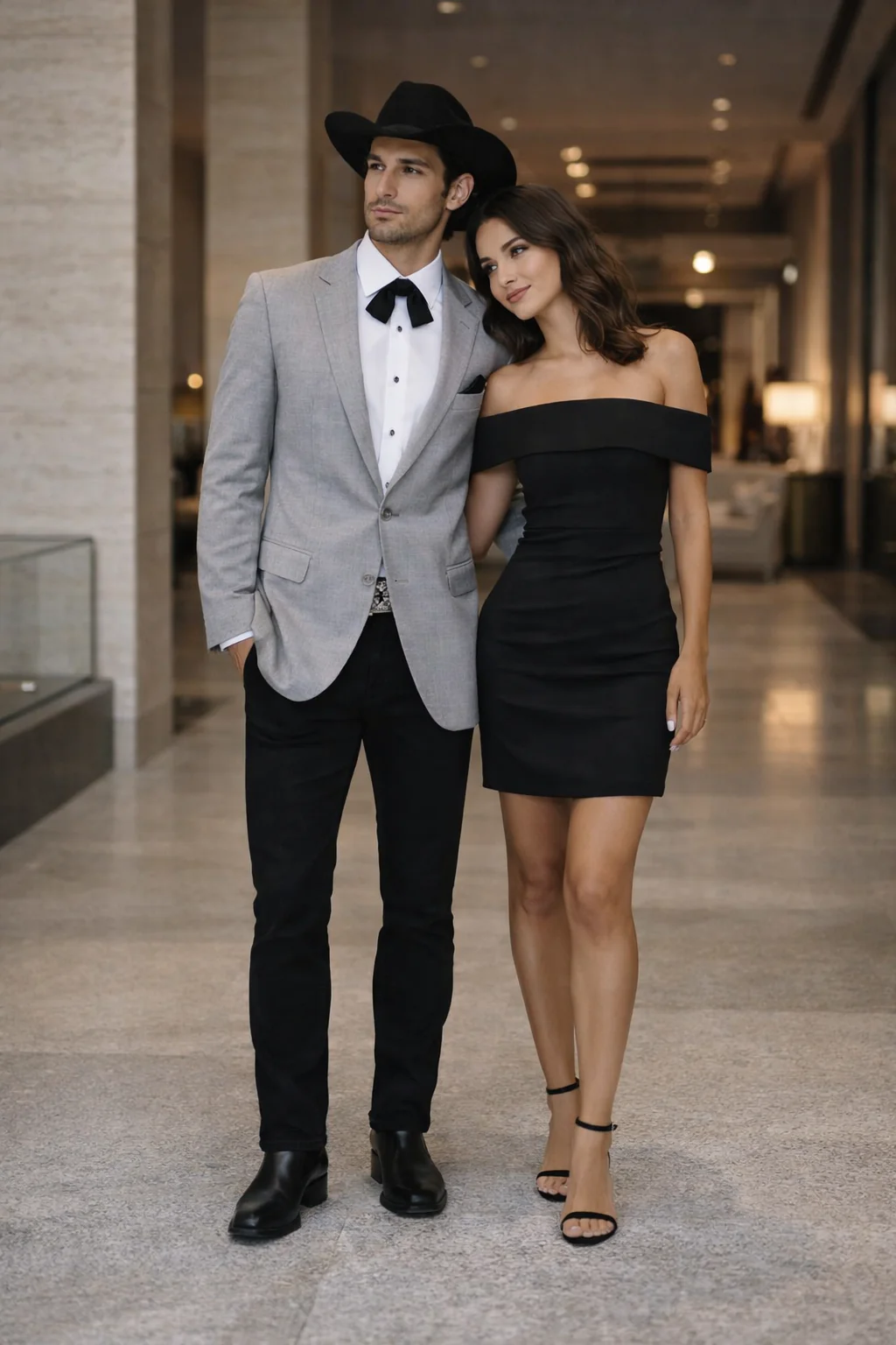 Western Suits For Wedding - Traje Para Hombre - Western Tuxedo - Cowboy Tuxedo Grey - Image 7