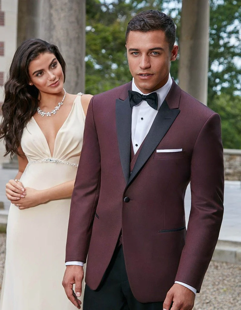Western Suits - Trajes Para Hombres - Cowboy Formal Attire - Trajes De Novio - Burgundy - Image 9