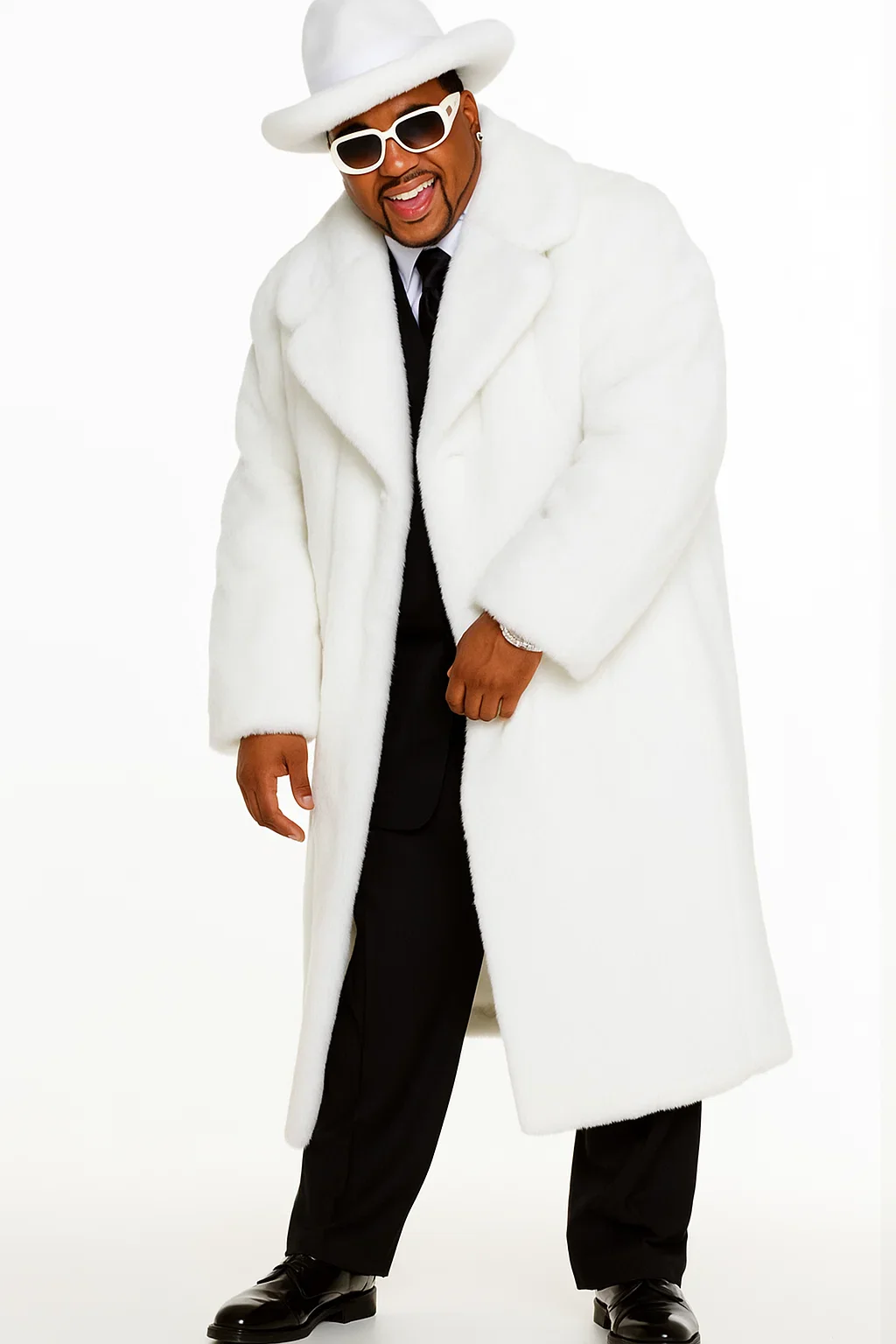 White Furry Coat for Every Occasion - Image 3