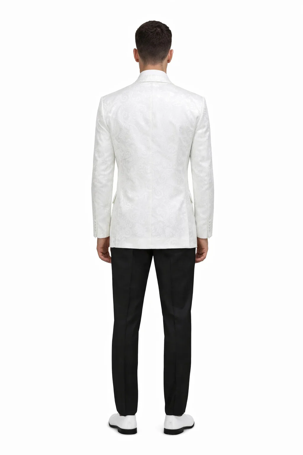 White Unique Men's Floral Fancy - Image 2
