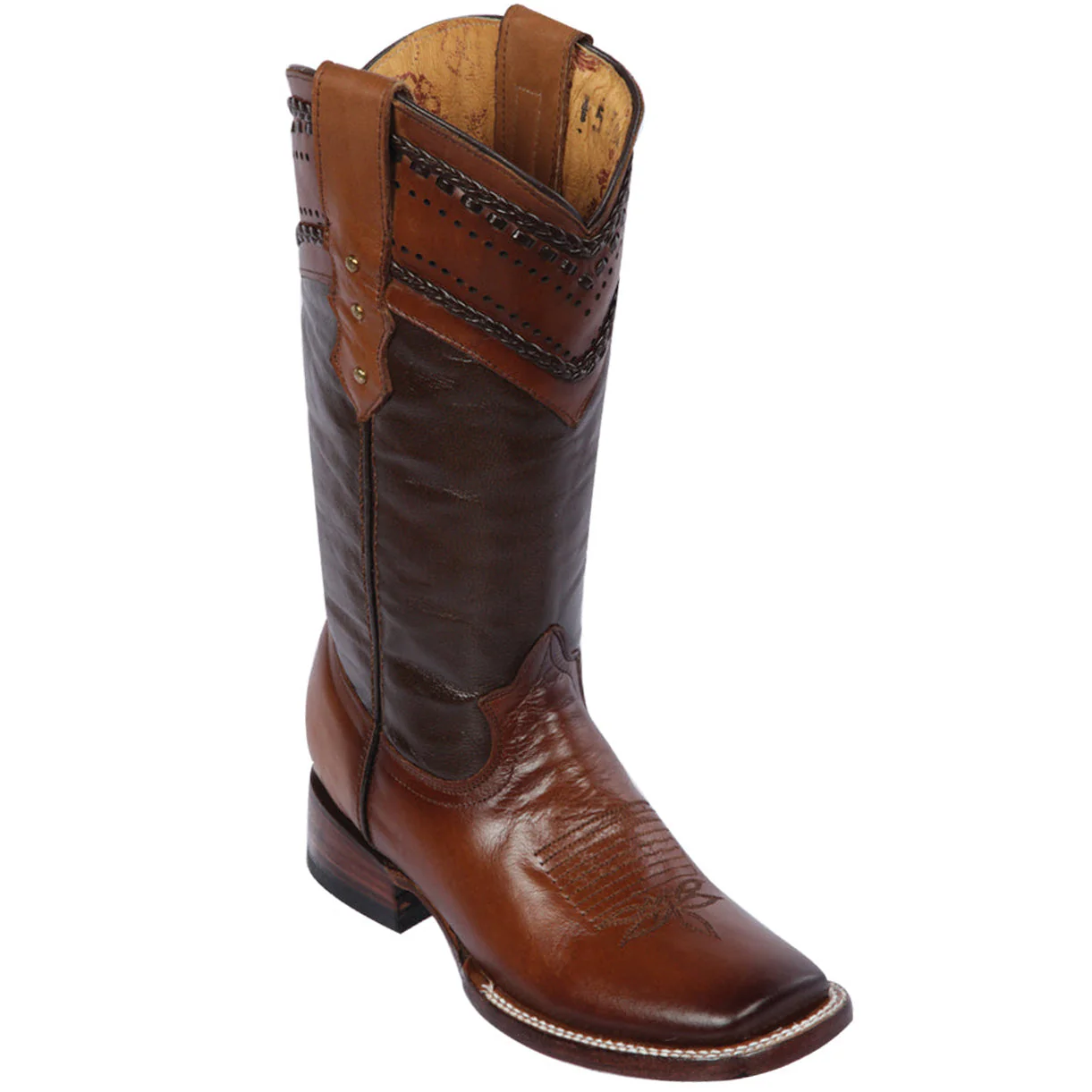 Wide Square Toe Cowgirl Boots - Image 2
