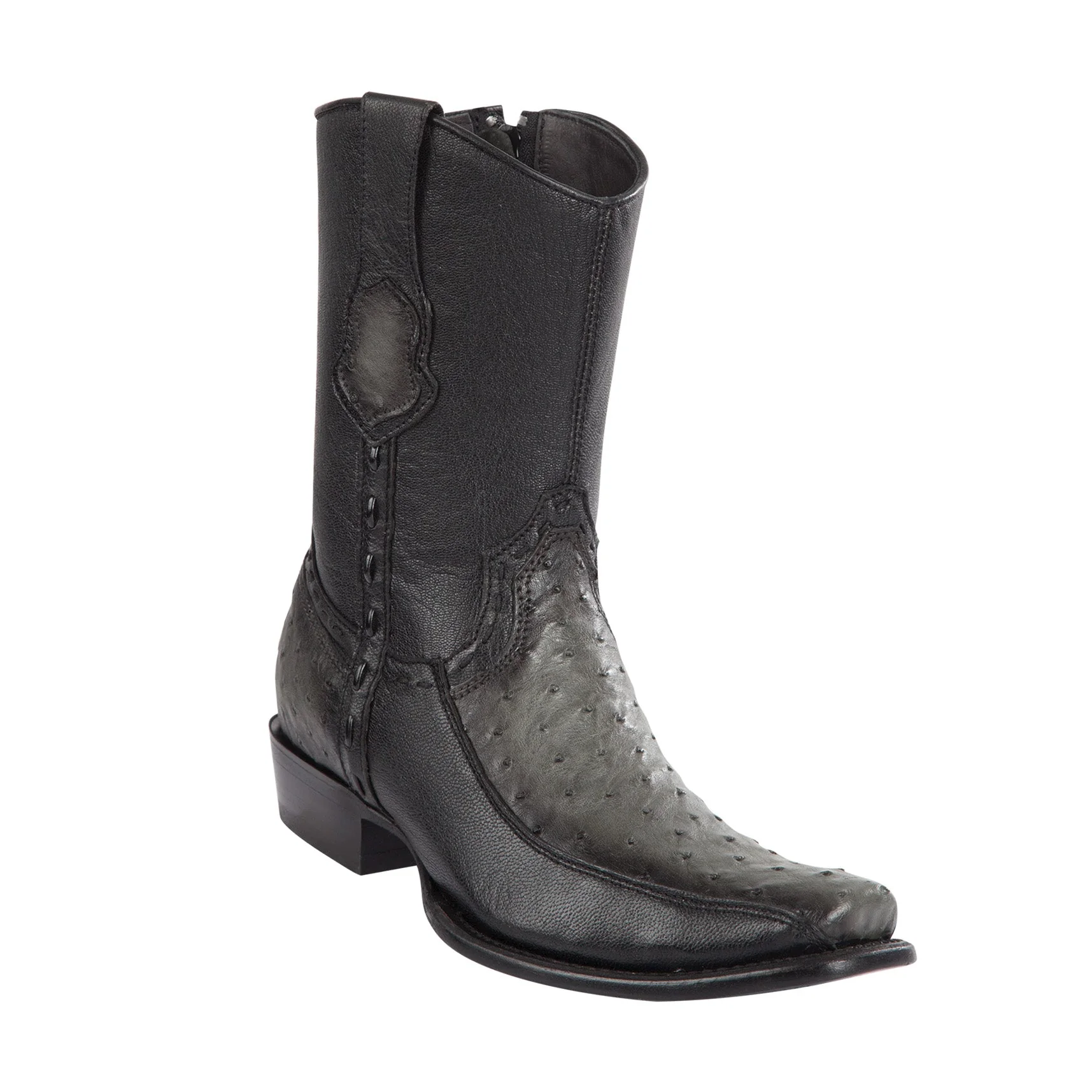 Ostrich Short Cowboy Boots - Image 4