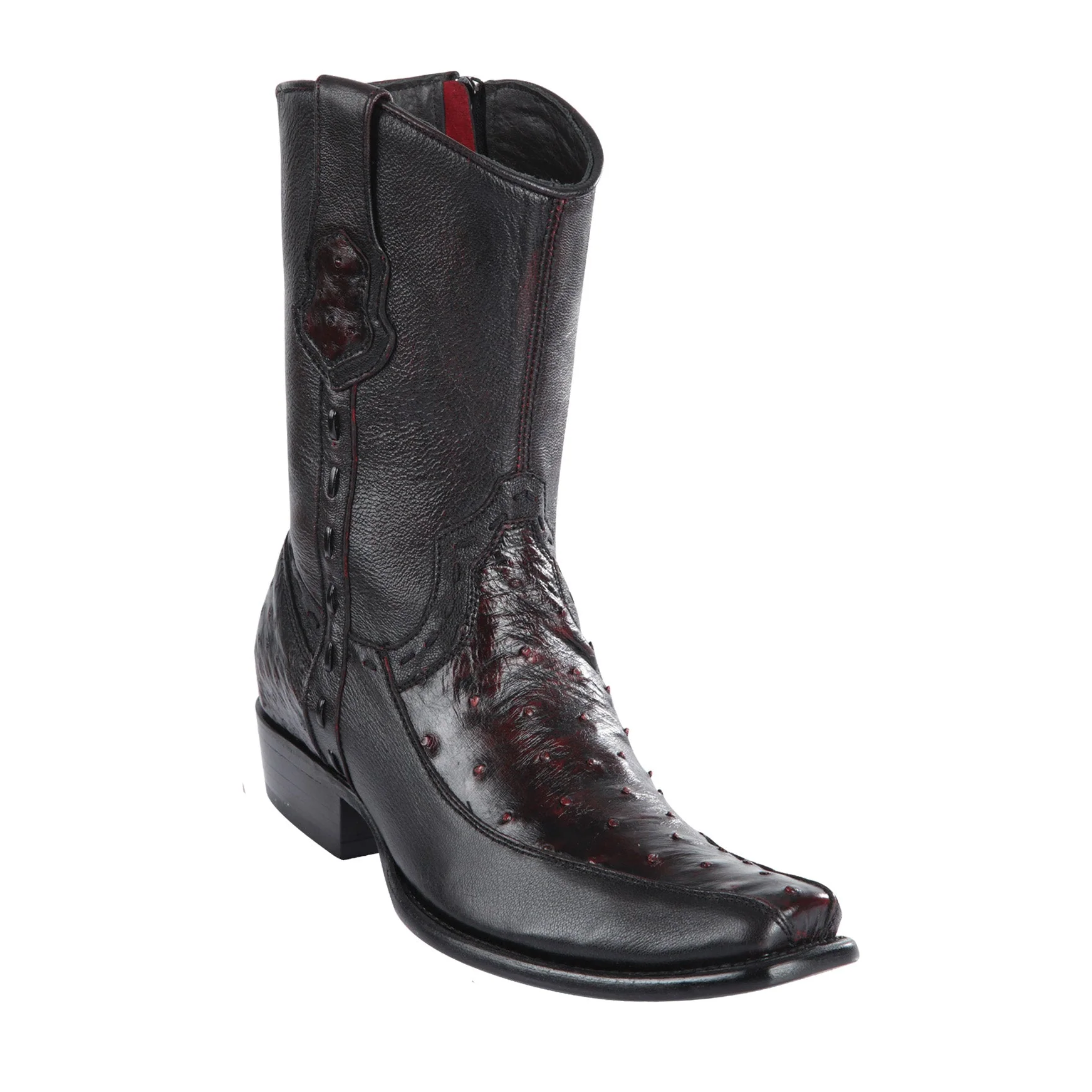 Ostrich Short Cowboy Boots - Image 5