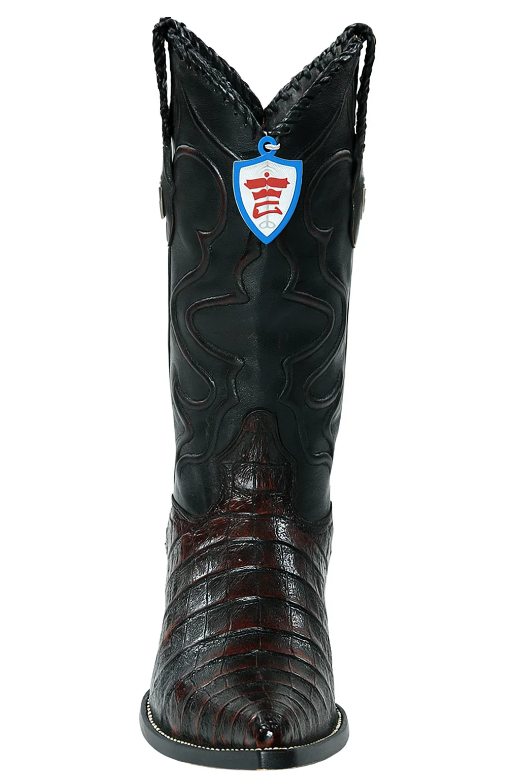 Caiman Pointed Toe Cowboy Boots - Image 6