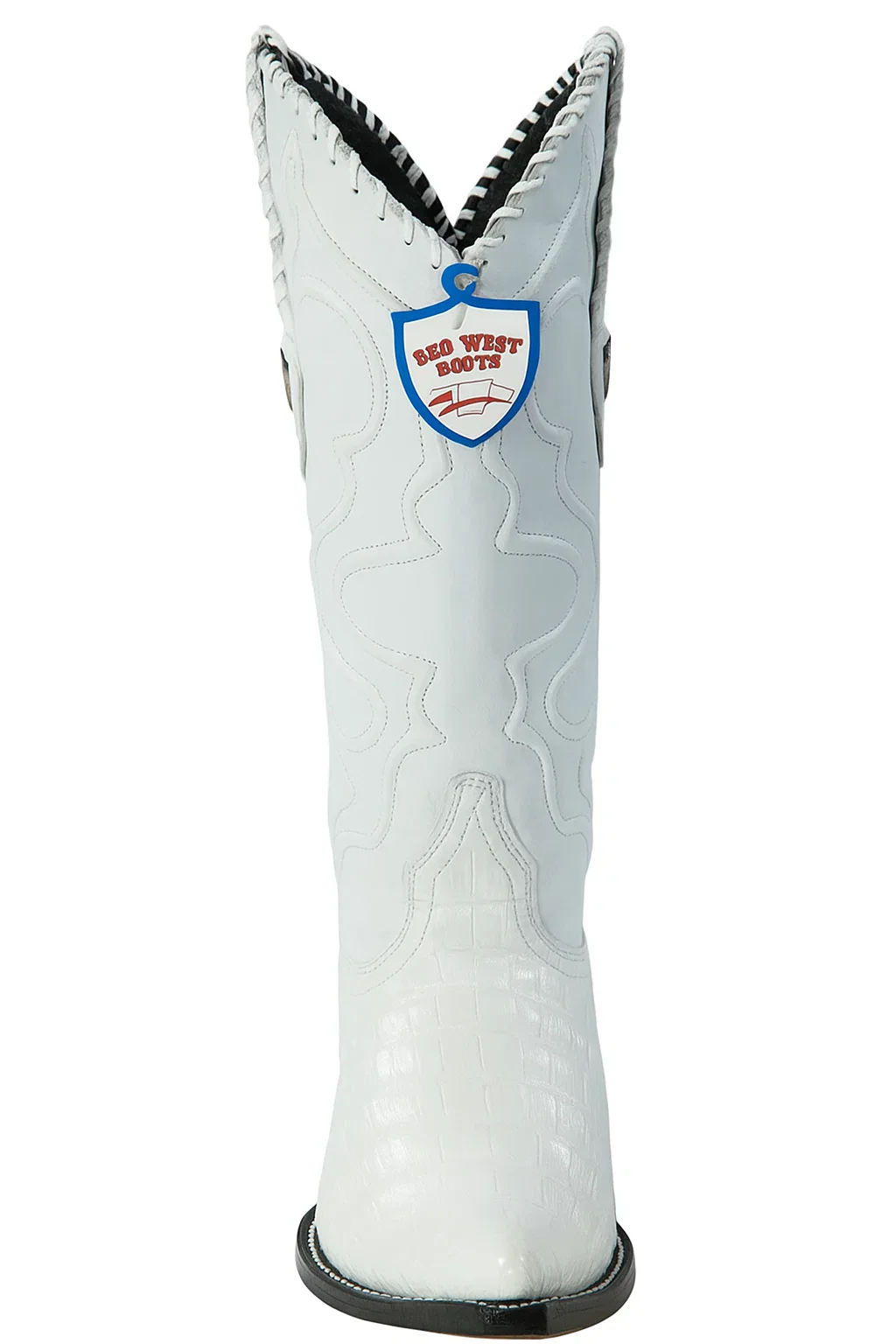 Caiman Pointed Toe Cowboy Boots - Image 8