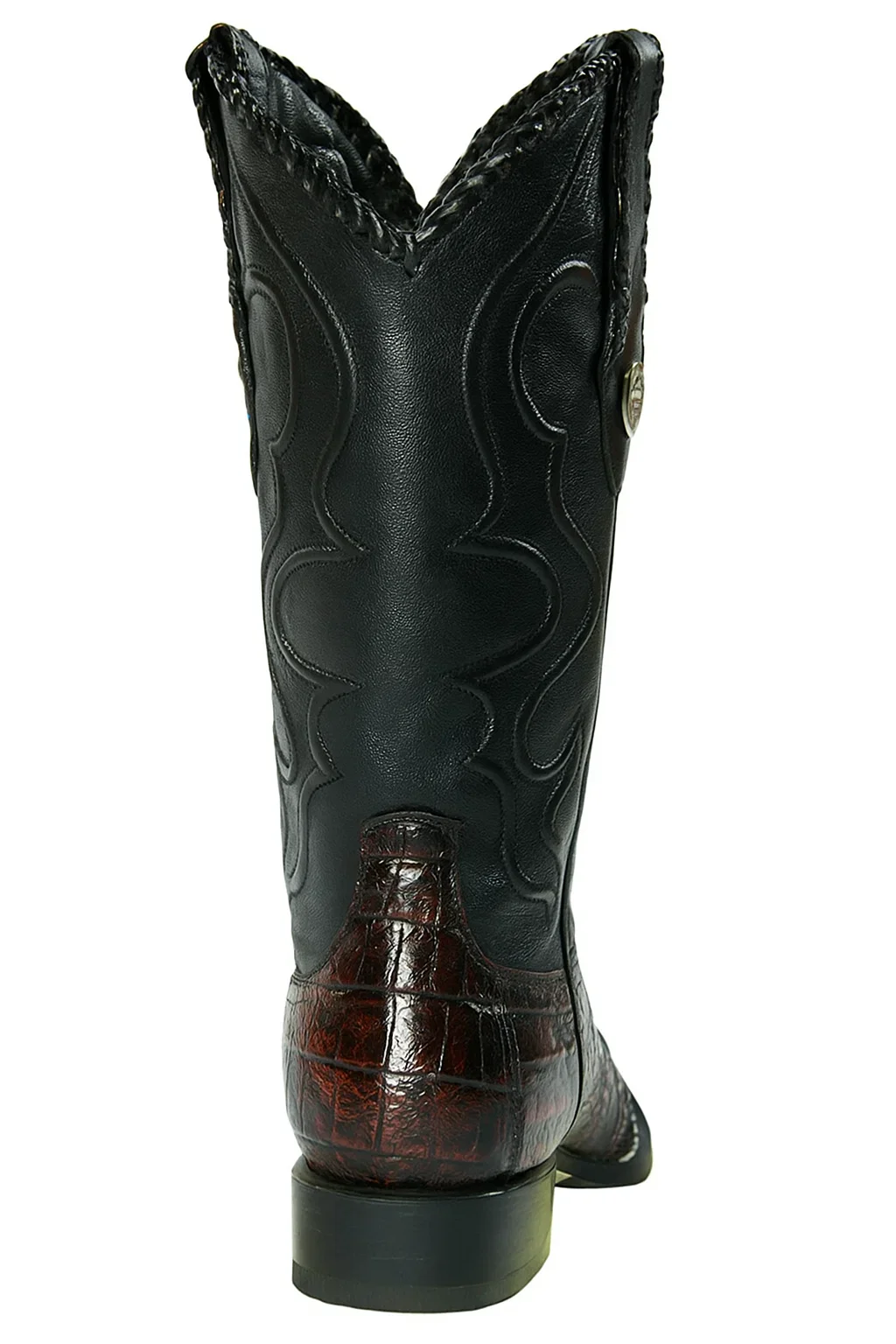Caiman Pointed Toe Cowboy Boots - Image 9