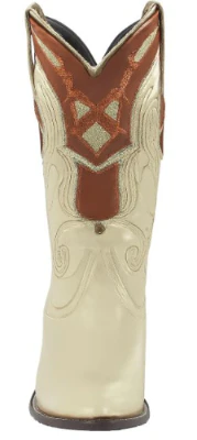 Winter White Cowboy Boots J-Toe - Image 2