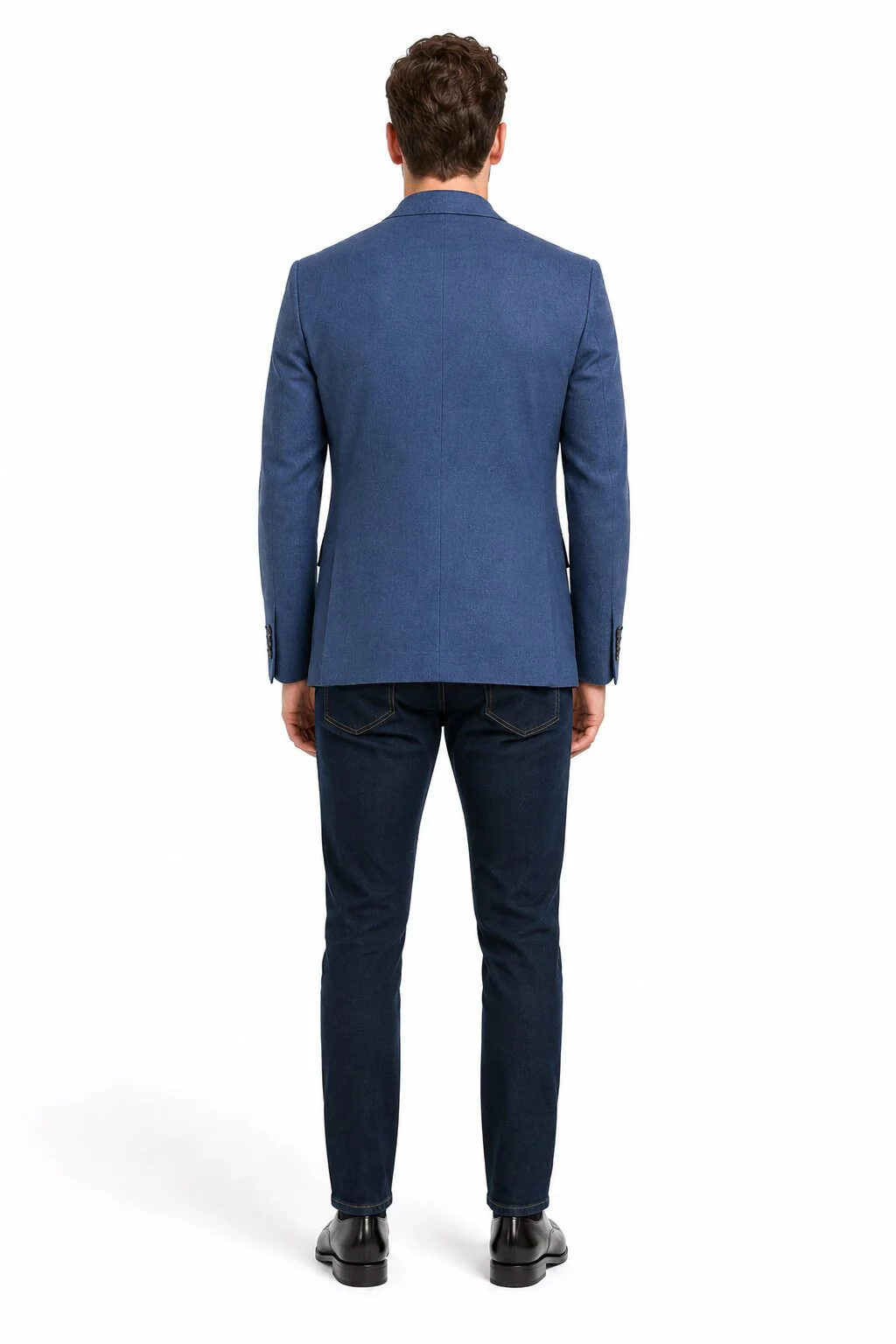 Zacchi Terri 73911 Mens Cobalt Blue Blazer – Slim Fit Stylish Formal & Party Wear Jacket - Image 2