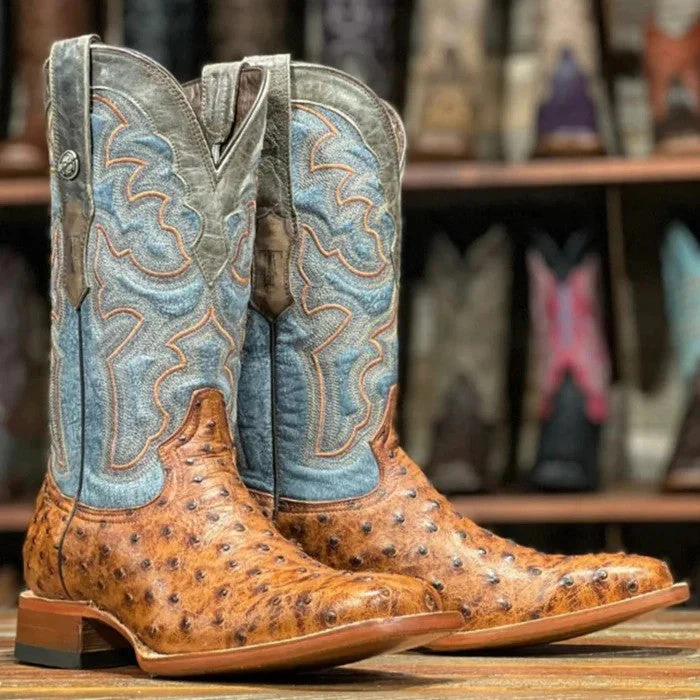 Zapato Botín Piel Avestruz - Mens Ostrich Boot in 3 Colors - Image 4